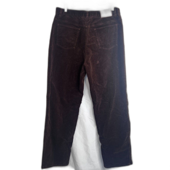 Lauren Ralph Lauren Corduroy Jeans Brown Classic Neutral Fall Size 14 - Picture 2 of 9